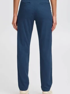 OXMO Hosen*Damen Chinohose - OXKVITANA blau uni