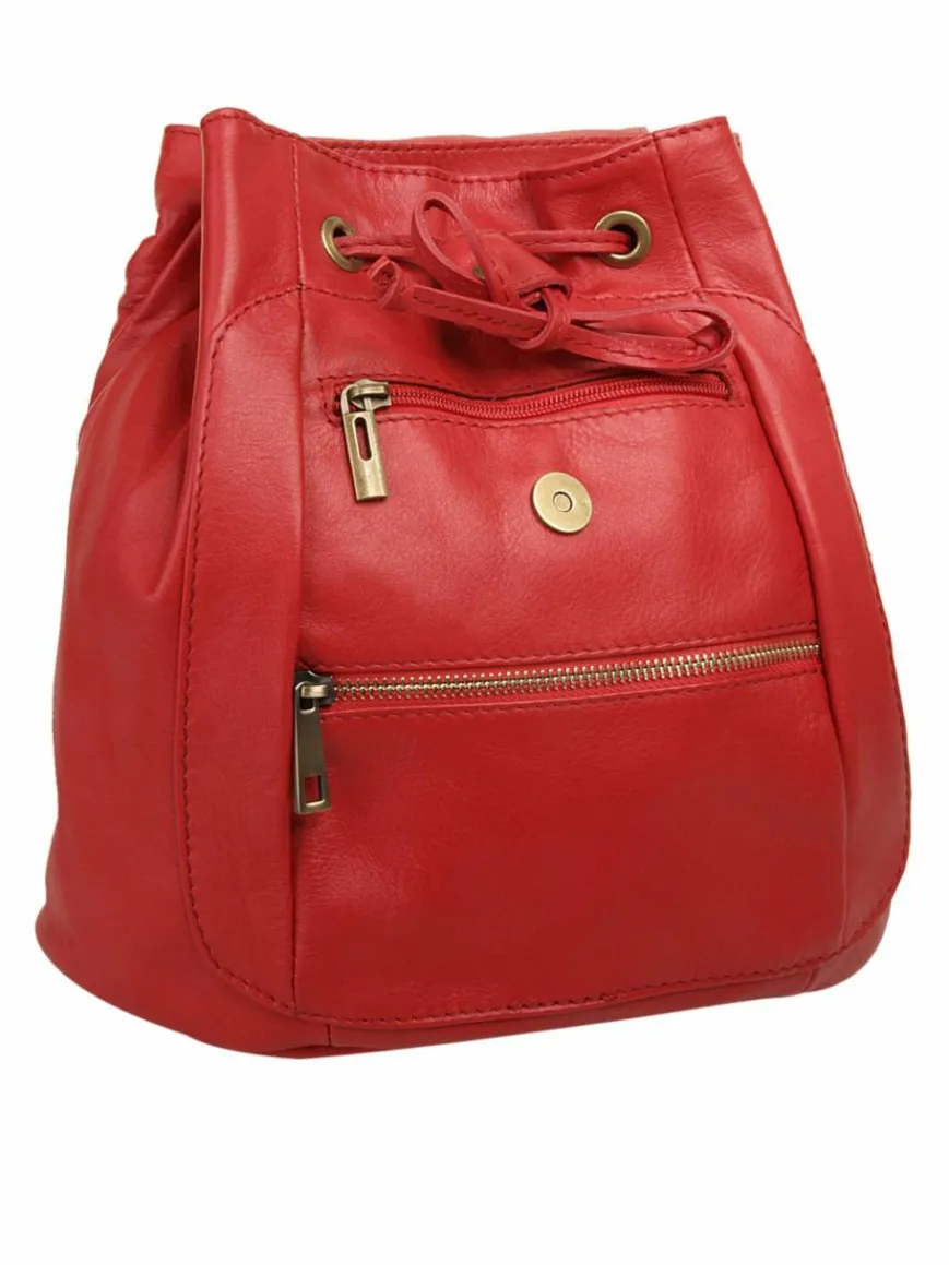 Samantha Look Taschen & Rucksäcke*Damen Cityrucksack rot uni