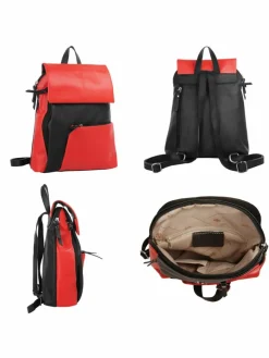 Cluty Taschen & Rucksäcke*Damen Cityrucksack rot uni