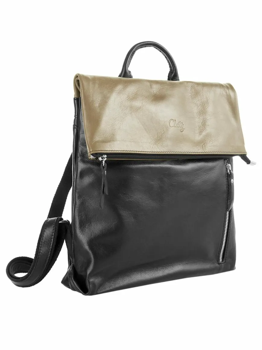 Cluty Taschen & Rucksäcke*Damen Cityrucksack beige uni