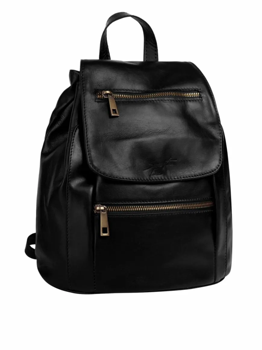 Samantha Look Taschen & Rucksäcke*Damen Cityrucksack schwarz uni
