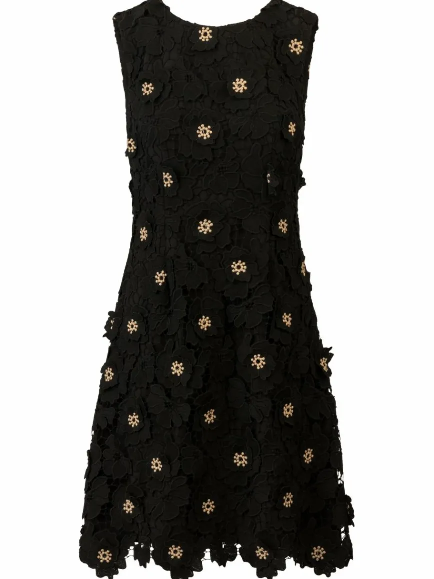 Kraimod Kleider*Damen Cocktailkleid schwarz gemustert