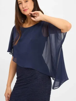 Swing Kleider*Damen Cocktailkleid marine uni