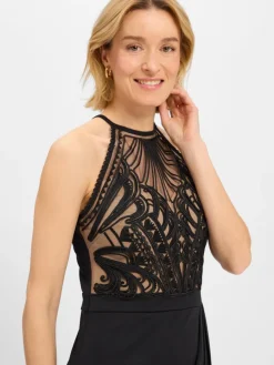 Lipsy Kleider*Damen Cocktailkleid schwarz uni