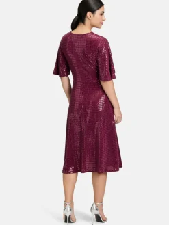 Vera Mont Kleider*Damen Cocktailkleid mehrfarbig uni
