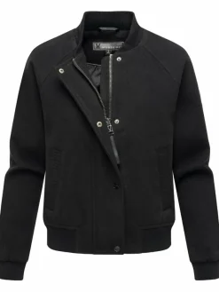 Marikoo Jacken & Westen*Damen Collegejacke - Zunaa 16 schwarz uni