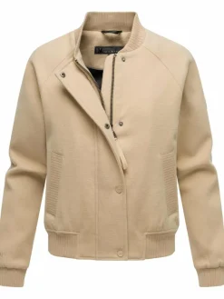 Marikoo Jacken & Westen*Damen Collegejacke - Zunaa 16 beige uni