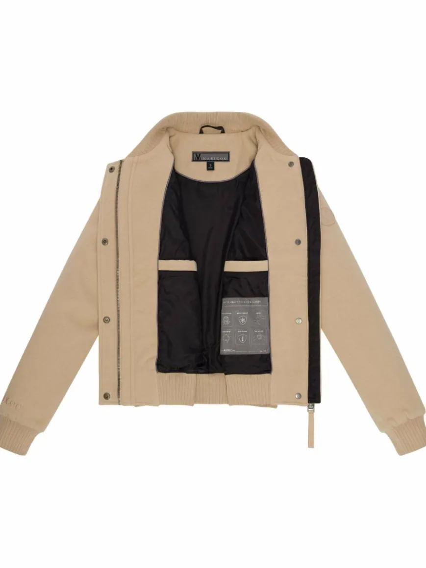 Marikoo Jacken & Westen*Damen Collegejacke - Zunaa 16 beige uni