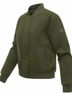 Marikoo Jacken & Westen*Damen Collegejacke - Zunaa 16 oliv uni