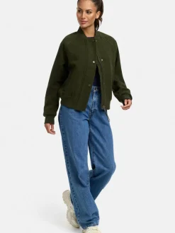 Marikoo Jacken & Westen*Damen Collegejacke - Zunaa 16 oliv uni