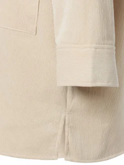 Opus Blusen*Damen Cord-Hemdbluse - Faisa beige uni