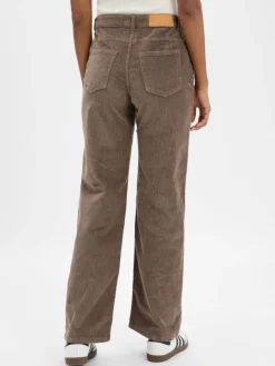 Noisy May Hosen*Damen Cordhose - NMYolanda taupe uni
