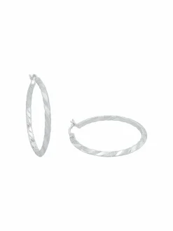 amor Schmuck*Damen Creolen silber uni