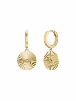 NOELANI Schmuck*Damen Creolen gold uni