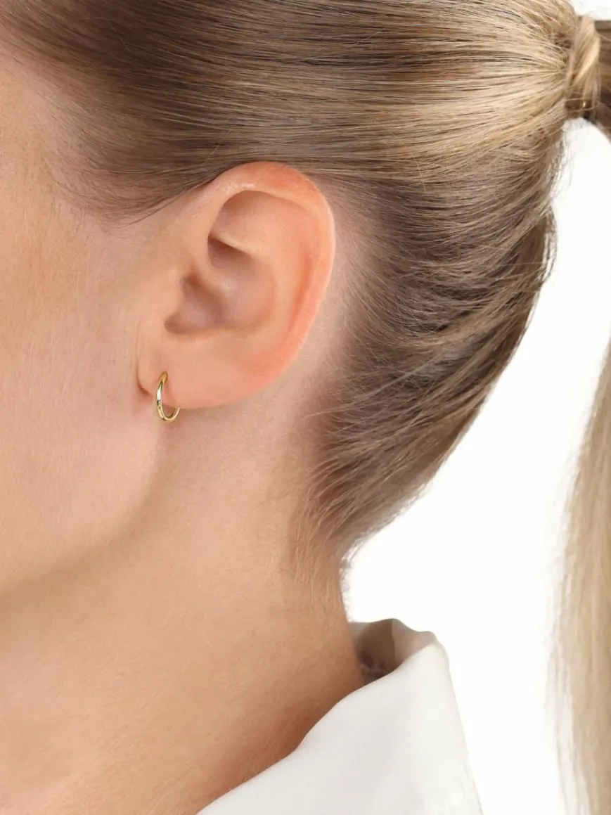 amor Schmuck*Damen Creolen gold uni