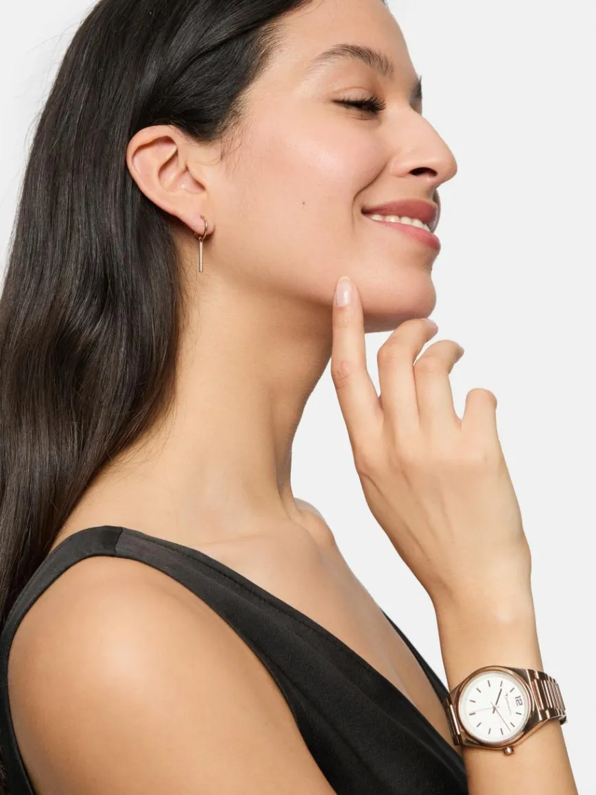 Tamaris Schmuck*Damen Creolen roségold uni