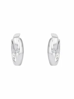 amor Schmuck*Damen Creolen silber uni