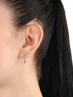 amor Schmuck*Damen Creolen silber uni