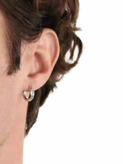 amor Schmuck*Damen Creolen silber uni