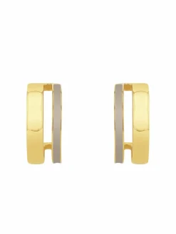 s.Oliver Schmuck*Damen Creolen beige uni