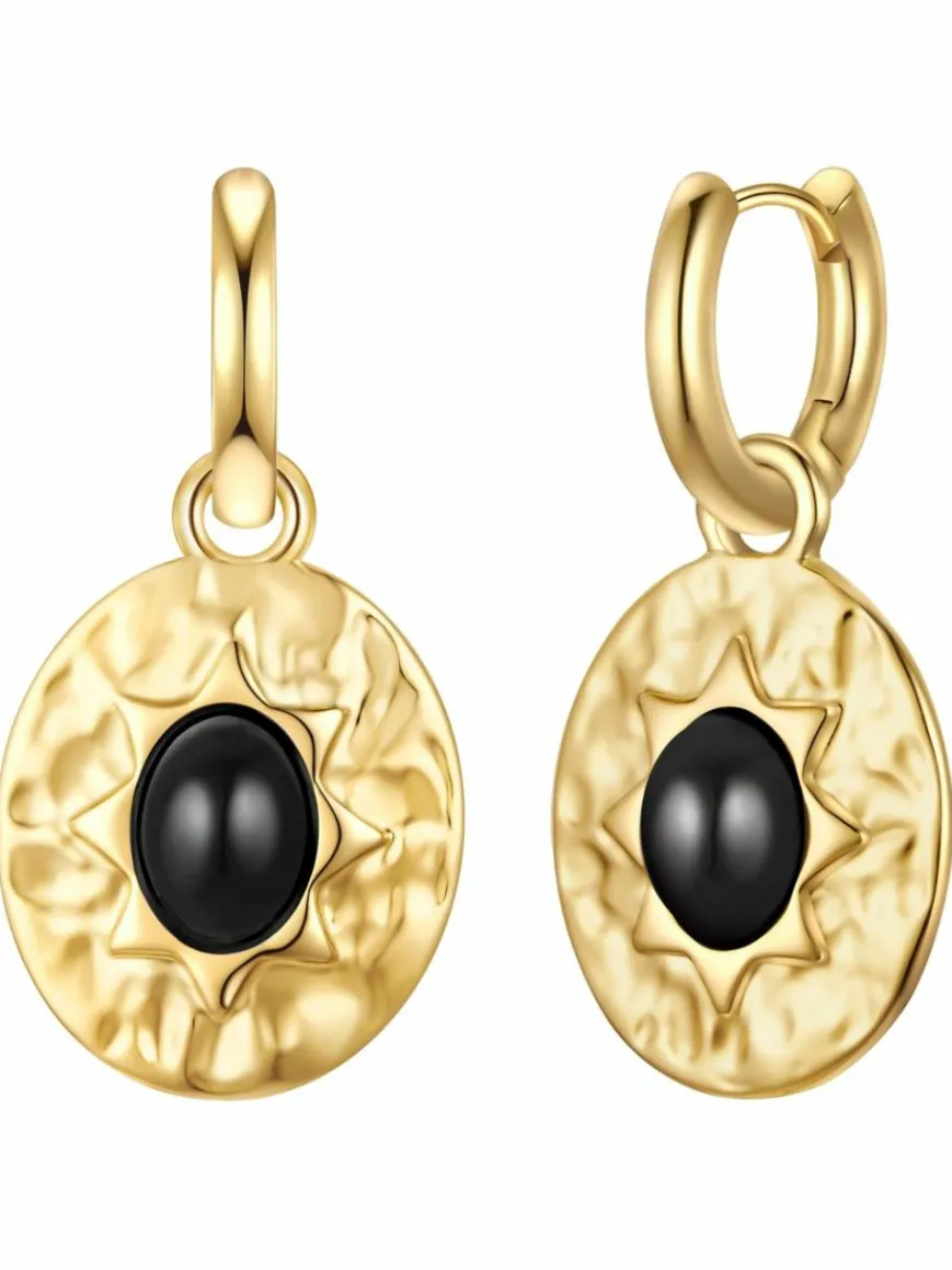 Yokoamii Schmuck*Damen Creolen gold uni