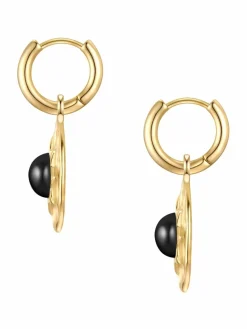 Yokoamii Schmuck*Damen Creolen gold uni