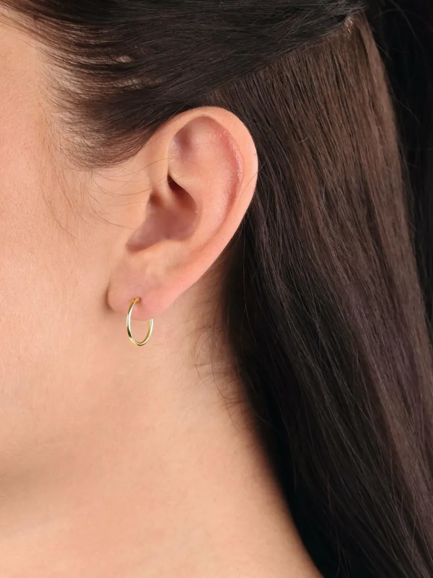 amor Schmuck*Damen Creolen gold uni