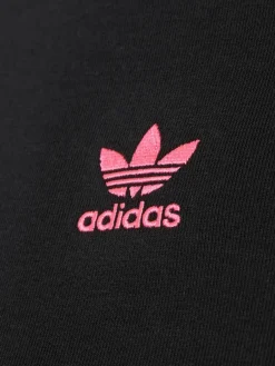 adidas Originals Shirts & Tops*Damen Crop-T-Shirt - 3 Stripes Baby Tee schwarz pink uni