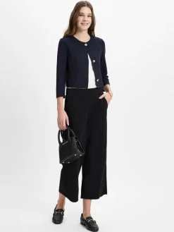 soyaconcept® Hosen*Damen Culotte - Siham schwarz uni