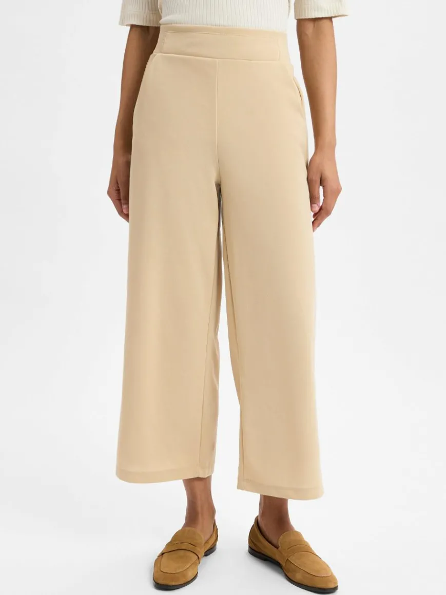 soyaconcept® Hosen*Damen Culotte - Siham beige uni