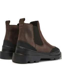 Camper Boots & Stiefeletten*Damen, Damskie Stiefeletten - Brutus braun uni