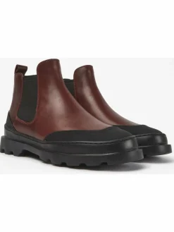 Camper Boots & Stiefeletten*Damen, Damskie Stiefeletten - Brutus bordeaux uni