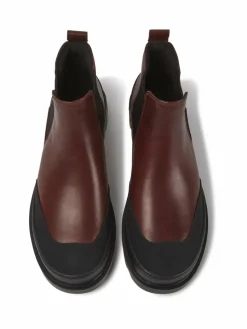 Camper Boots & Stiefeletten*Damen, Damskie Stiefeletten - Brutus bordeaux uni