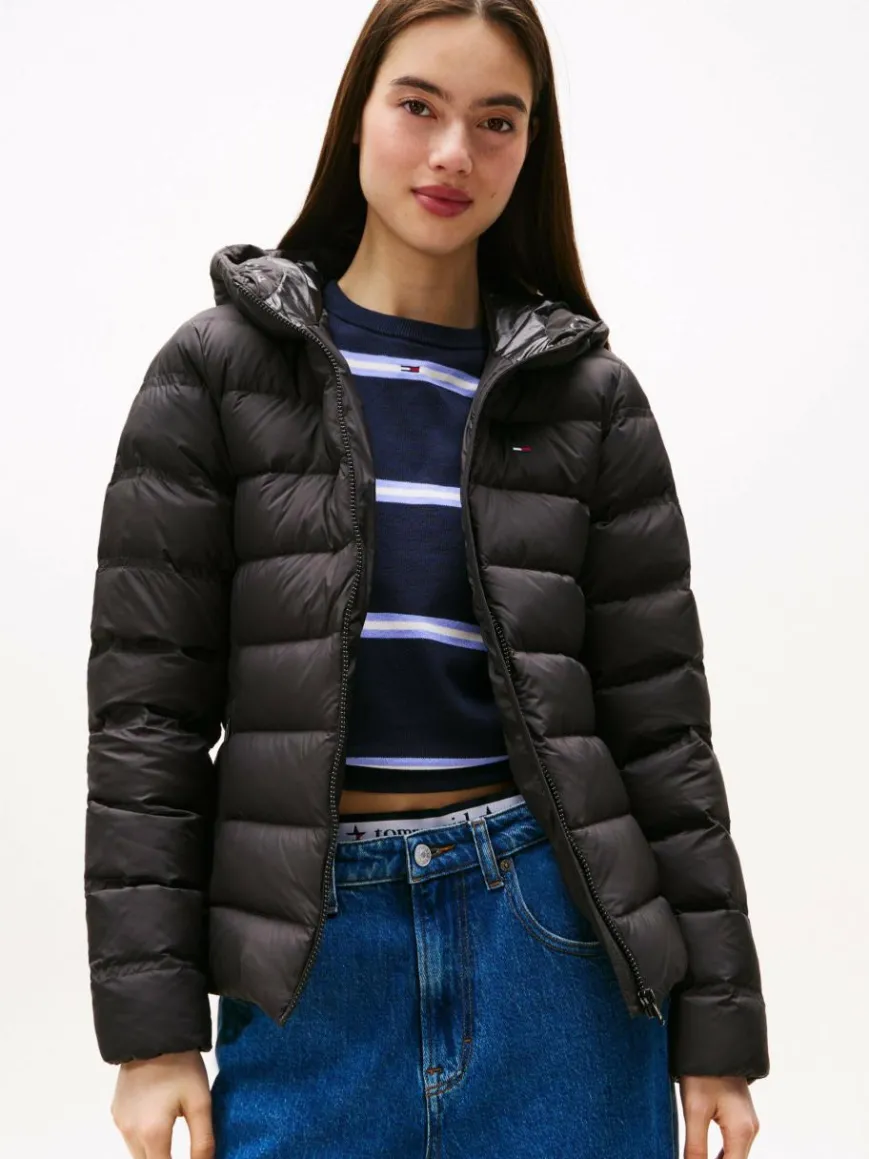 Tommy Jeans Jacken & Westen*Damen Daunenjacke schwarz uni