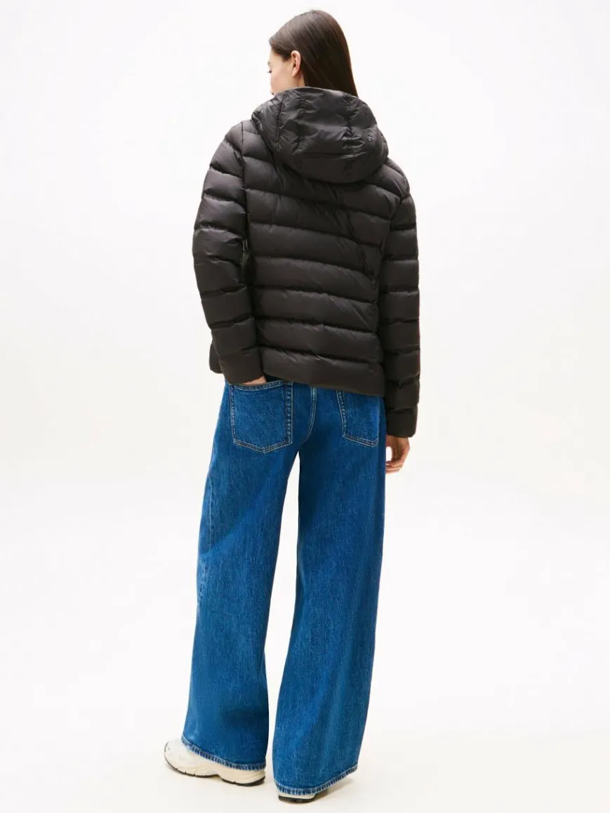 Tommy Jeans Jacken & Westen*Damen Daunenjacke schwarz uni