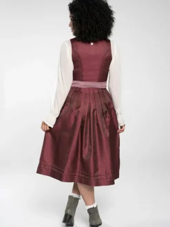 Spieth & Wenksy Kleider*Damen Dirndl - Dirndl "Flamingo" koralle uni