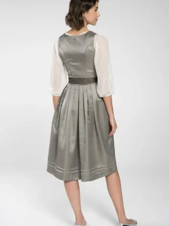 Spieth & Wenksy Kleider*Damen Dirndl - Dirndl "Flamingo" oliv uni