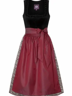 Spieth & Wenksy Kleider*Damen Dirndl - Gloria schwarz gemustert