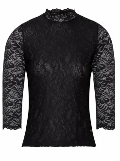 Spieth & Wenksy Blusen*Damen Dirndlbluse - Amberg schwarz gemustert