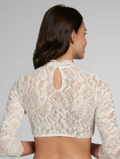 Spieth & Wenksy Blusen*Damen Dirndlbluse - Amsterdam weiß gemustert