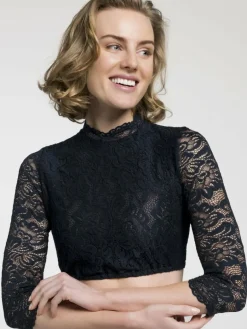 Spieth & Wenksy Blusen*Damen Dirndlbluse - Amsterdam blau gemustert