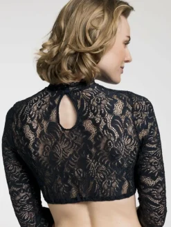 Spieth & Wenksy Blusen*Damen Dirndlbluse - Amsterdam blau gemustert