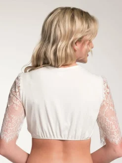 Spieth & Wenksy Blusen*Damen Dirndlbluse - Gilling weiß uni