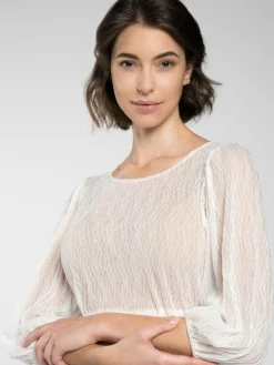 Spieth & Wenksy Blusen*Damen Dirndlblusen - Dirndlbluse "Franzi" weiß uni