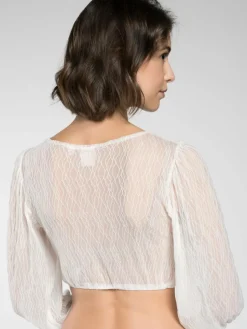 Spieth & Wenksy Blusen*Damen Dirndlblusen - Dirndlbluse "Franzi" weiß uni