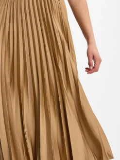 zero Röcke*Damen Faltenrock camel uni