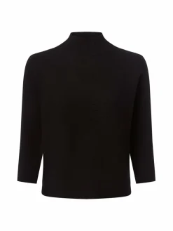 comma Pullover & Strickjacken*Damen Feinstrickpullover schwarz uni