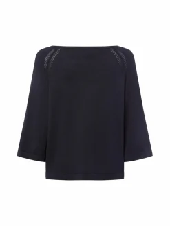 comma Pullover & Strickjacken*Damen Feinstrickpullover marine uni