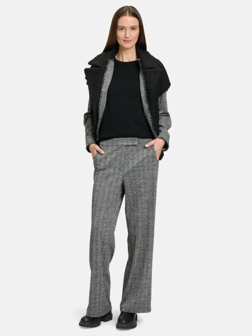 Betty & Co Pullover & Strickjacken*Damen Feinstrickpullover schwarz uni