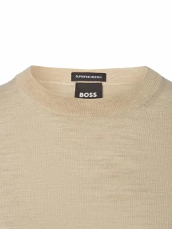 BOSS Pullover & Strickjacken|Shirts & Tops*Damen Feinstrickshirt - Farbella beige meliert